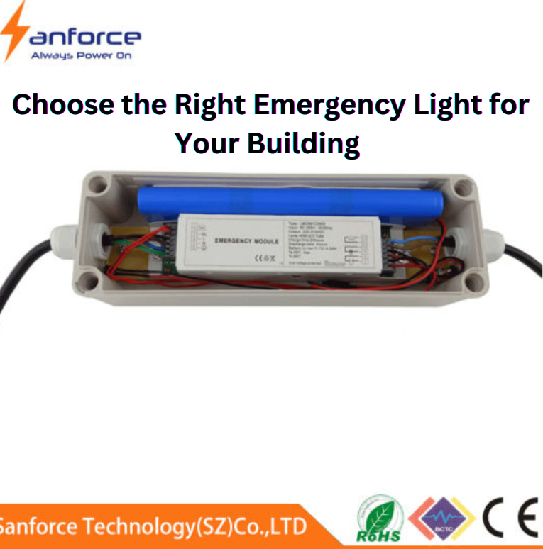 How to Choose the Right Emergency Light for Your Building - Sanforce®