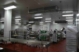 lighiting in Italian Food processing plant 