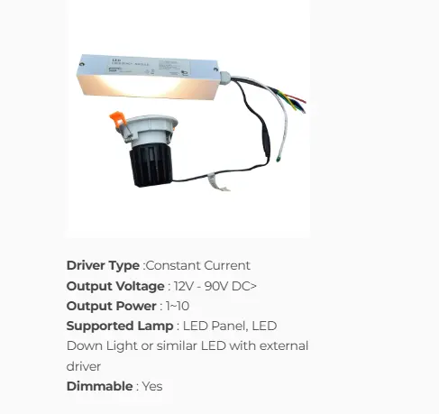 Self Testing LED Emergency Driver